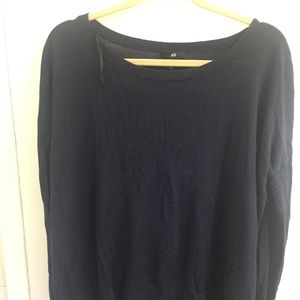 H&M navy sweatshirt